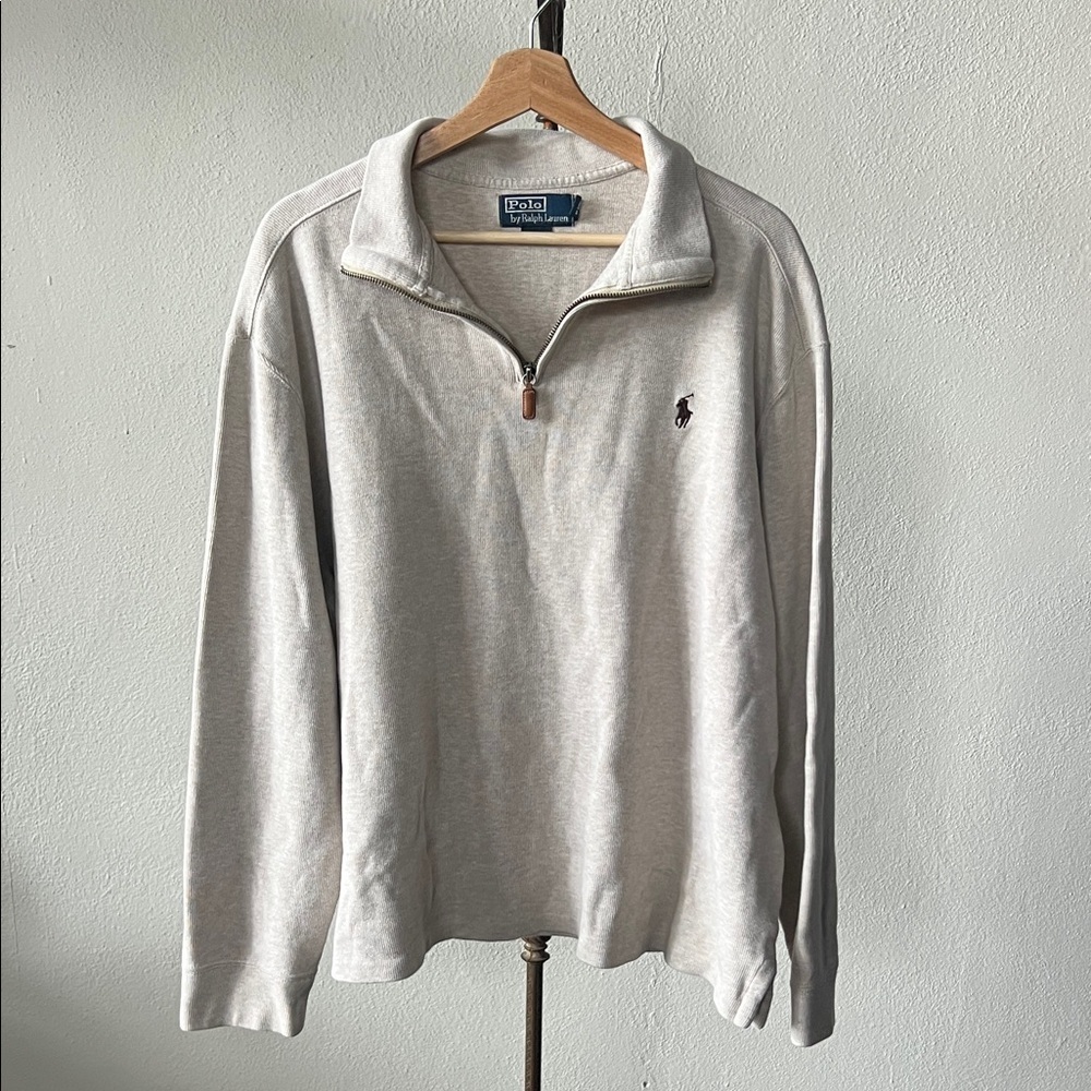 Vintage Polo Ralph Lauren 1/4 Zip Sweater XL